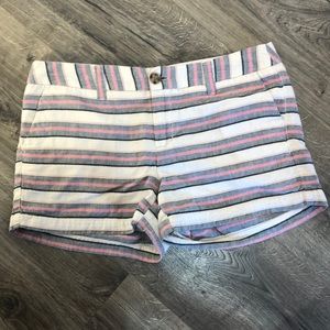 Merona Pink and Blue Striped Shorts